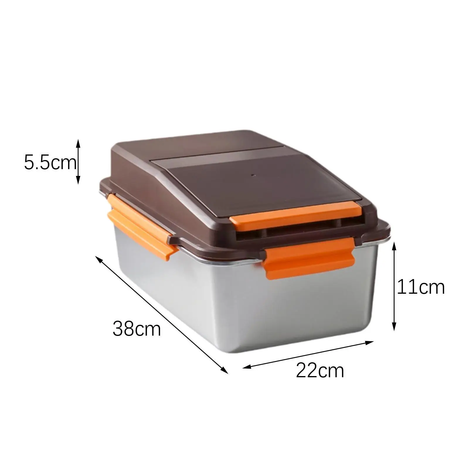 Pet Food Container Household Rice Grain Bucket Stainless Steel Airtight Cereal Pet Food Container Household Rice Grain Bucket Stainless Steel Airtight Cereal