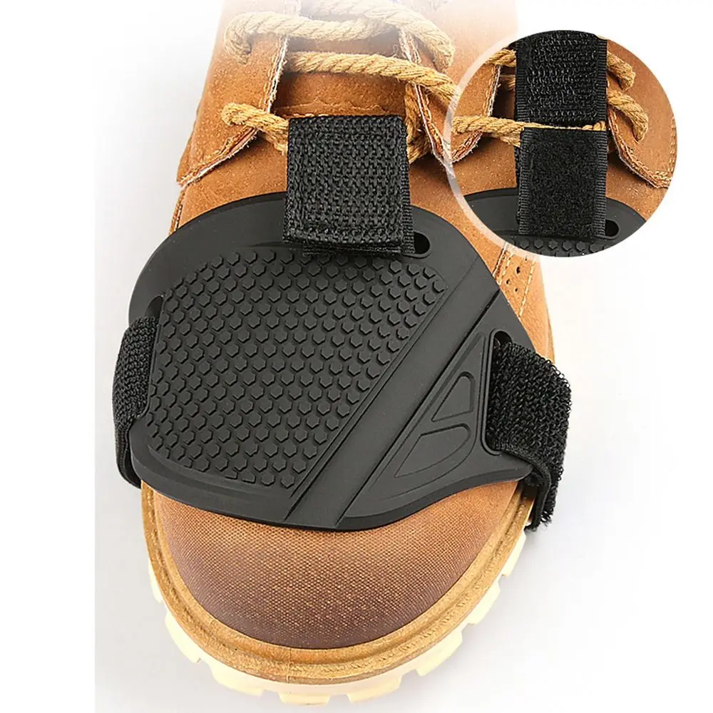 Motorcycle Shift Shoe Cover Non-slip PVC Motorcycle Shifter Pads Protective Hanging Gear shoe covers