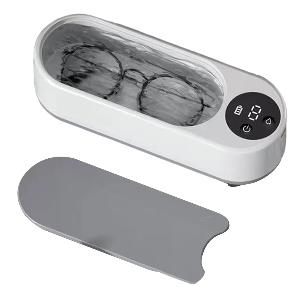 360°Deep Cleaning Ultrasonic Cleaner High Frequency Automatic Timing Cleaning Machine for Jewelry Glasses Necklaces Rechargeable