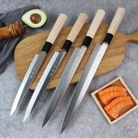 Japanese Knife Set Chef's Fish Filleting Knife Sashimi Sushi Slicing Knife Maple Handle Utility Paring Cooking Tools 2