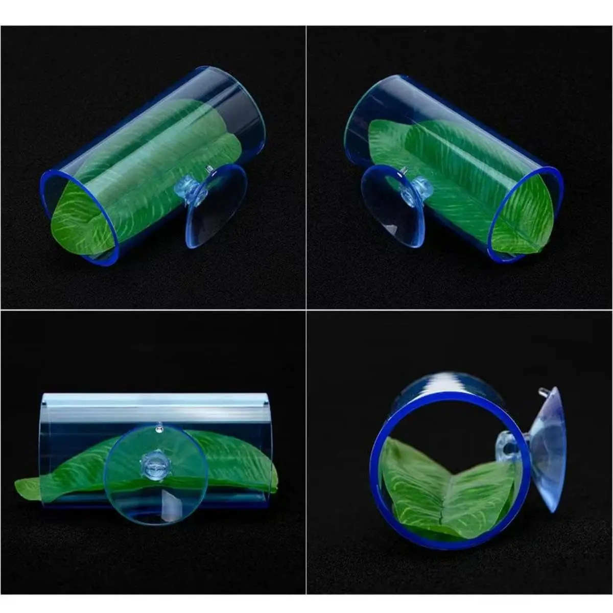 Betta Fish Acrylic Tube Tunnel Hollow Design Fish Tank Decorations For Better Observation Improves Betta's Health 1/2Pcs fish tank ornaments fish tank decorations aquarium ornaments
