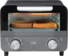 Mini Toaster Oven: 600W Power, Precision Timer, Auto Shutoff, and Culinary Delights Up To 450 Degrees, Grey USA 1