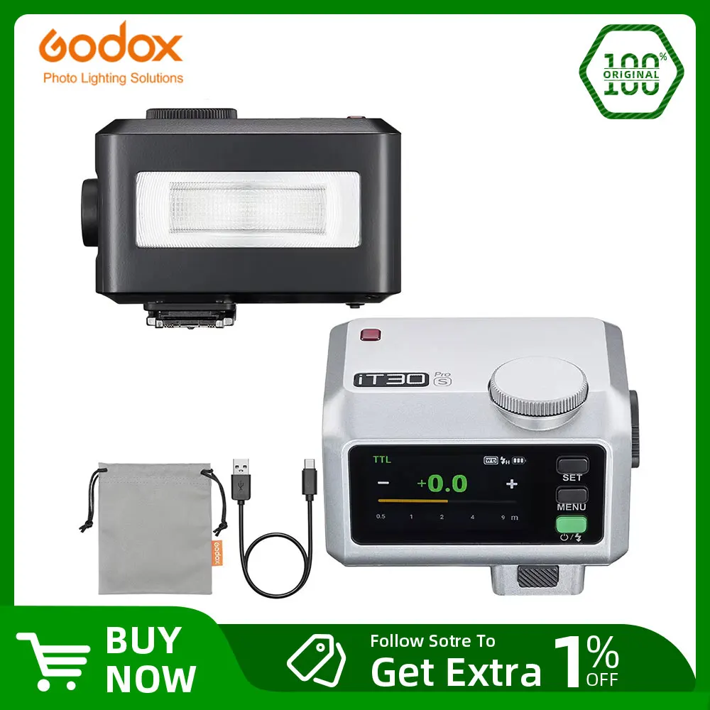 Godox iT30Pro C/N/S/F/O iFlash Camera Flash Speedlite HSS TTL 2.4G