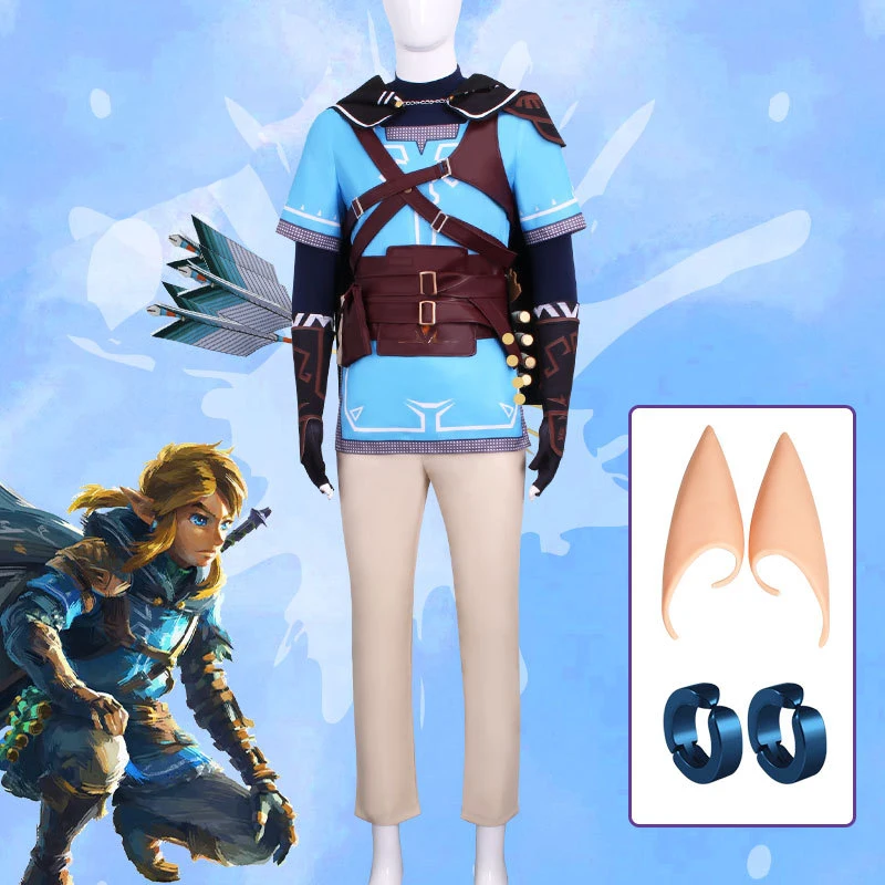Zelda Tears Of The Kingdom Link Cosplay Kingdom Of Tears Prince Giochi Di Anime Da Uomo E Da Donna Costume Da Festa Di Ruolo