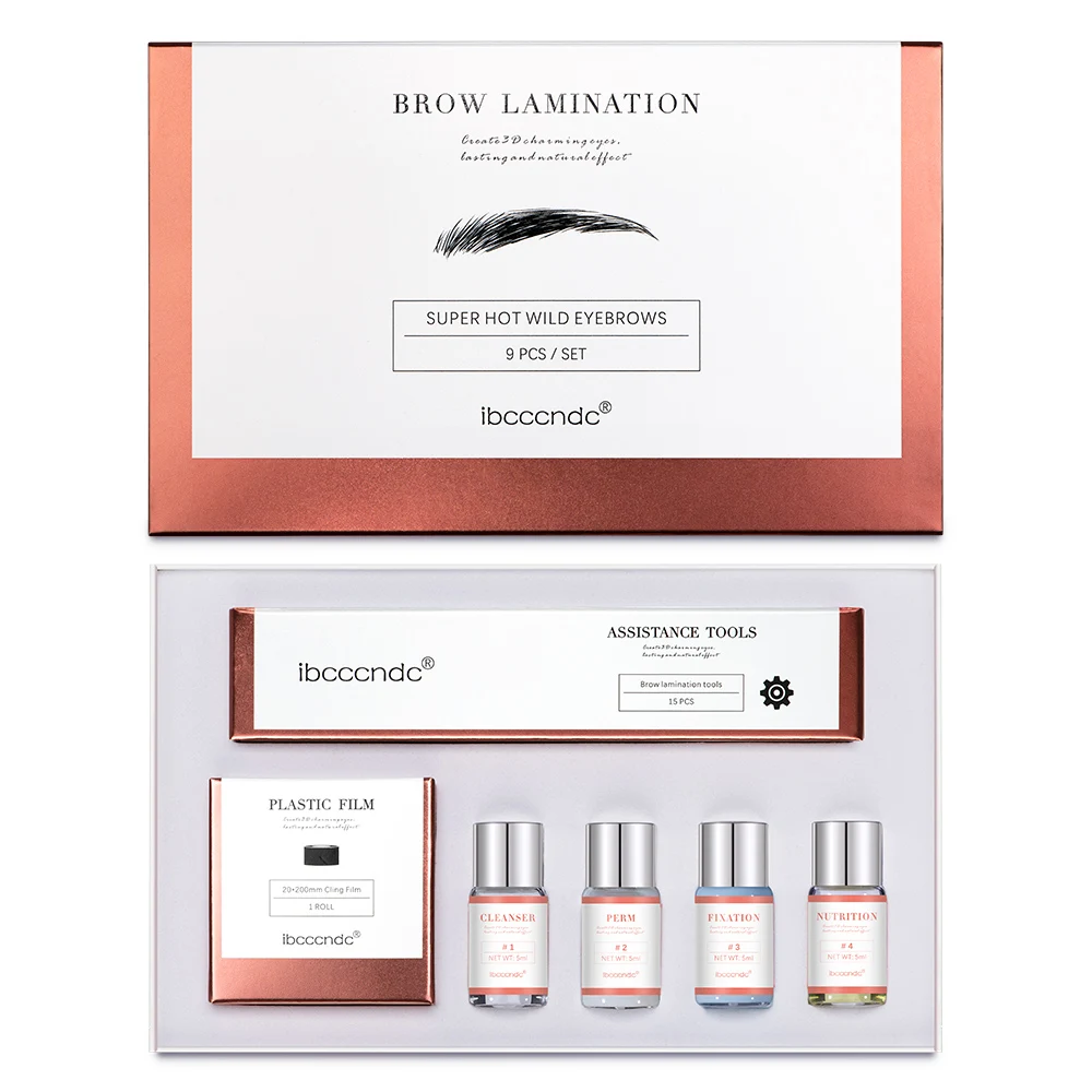 Pro Lash Lift Kit Eyebrow Lamination Kit Brow Lamination Semi-Permanent Brows Lifting Perming Setting Cream Tools Set Salon