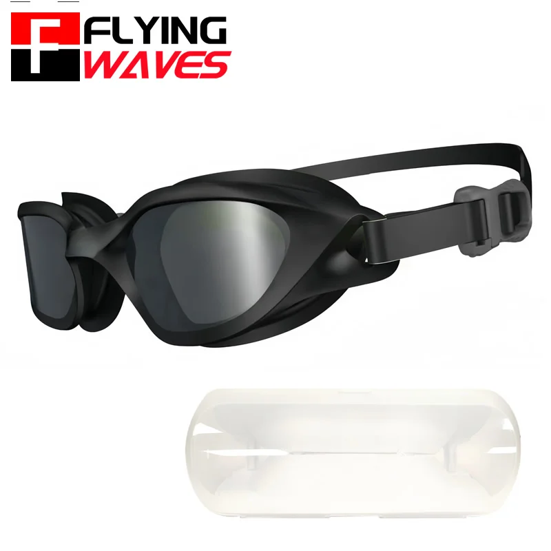 Professional Swimming Goggles Adult Kids Sports Swimming Eyewear Optical Lens HD Waterproof Anti Fog Big Frame Pool Glasses