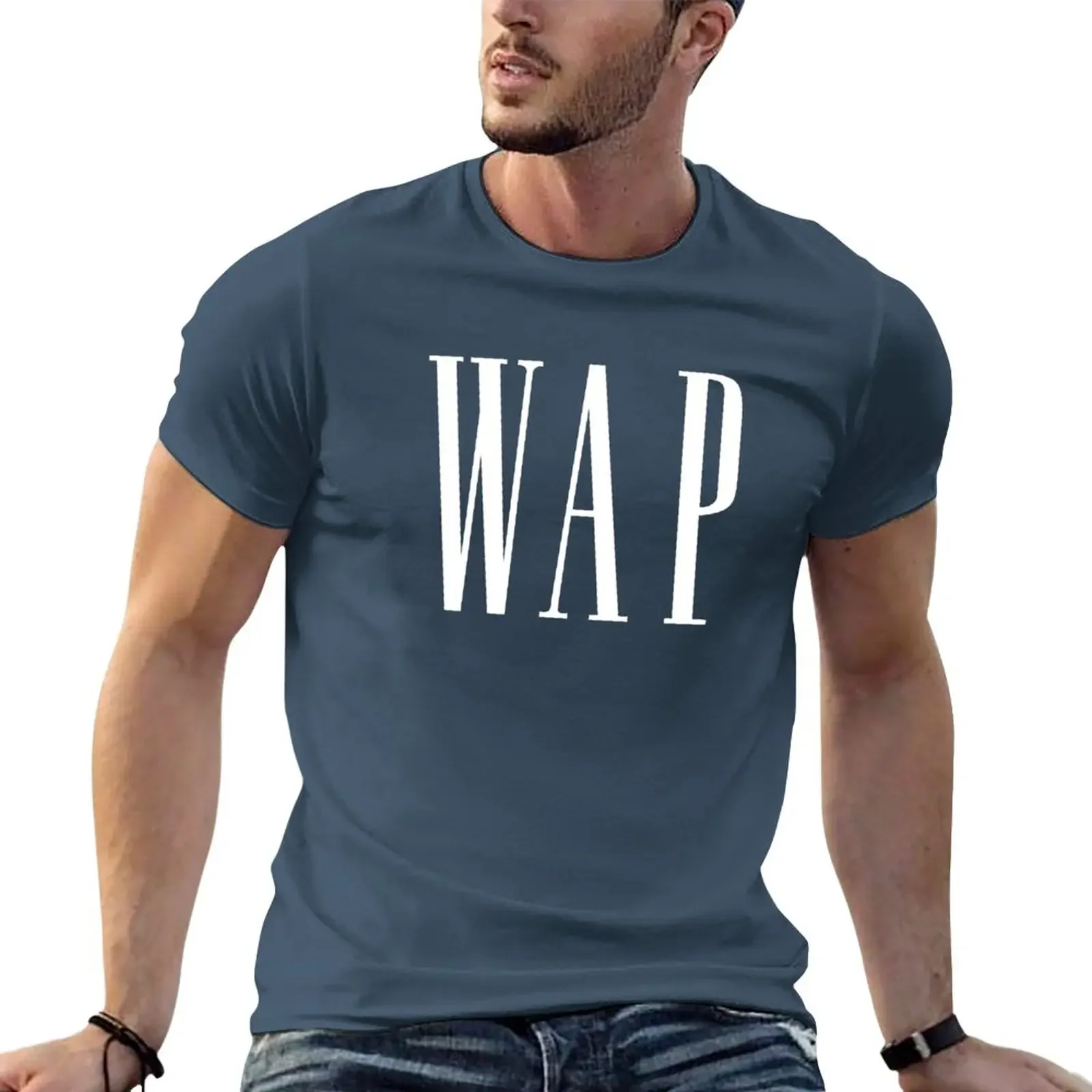 

WAP Clothing Logo Parody T-Shirt kawaii clothes summer clothes summer top men clothing