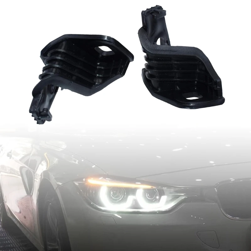 

2Pcs/Pair Car Headlight Mounting Brackets Support Front Headlamp Holder Bracket Repair Kit Replacement for F30 F31 F32 F33 F36