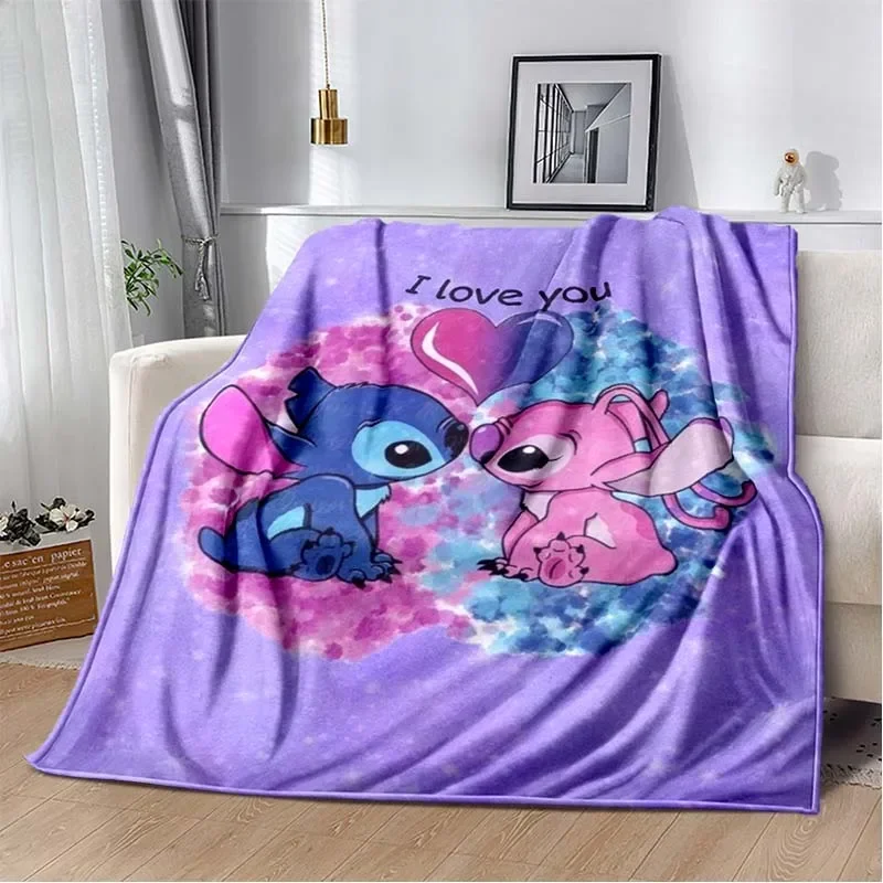 thumbnail image 1 of Manta de franela con patrón de puntadas de Disney, manta de forro polar, regalo para niños y adultos, sofá, ropa de cama, regalos para niños, 1 of 5