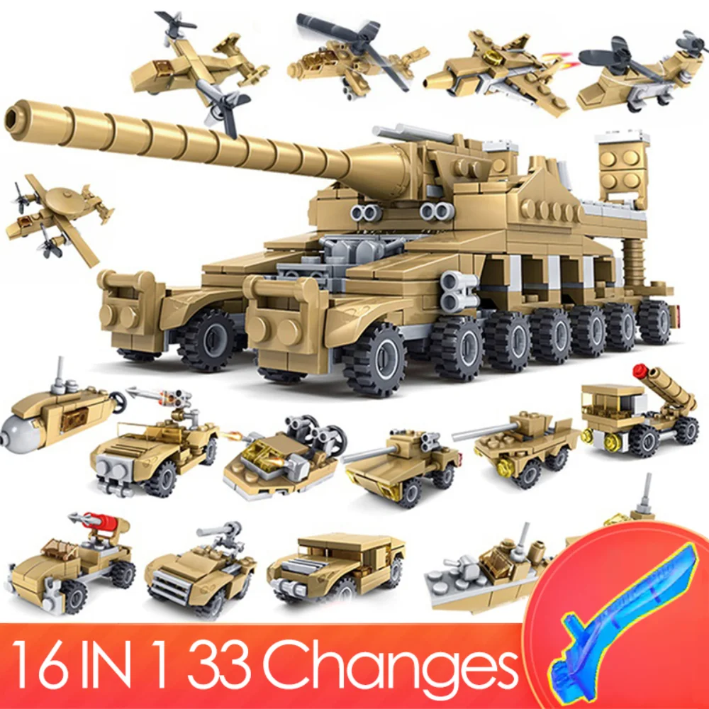  NVOSIYU Heavy Gustav Building Block Set, World War 2 Military  Tank Model with Soldier Figures, Compatible with Lego, Toys Gifts for Adult  (3846 Pieces) : Toys & Games