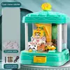 Kid Claw Machine Gashapon Plush Dolls Mini Drawing Clip Machine Fairground Coin Arcade Game Crane Children 3 Years 1