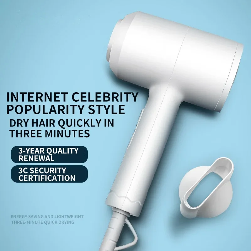 Hair Dryer Household Heating and Cooling Air Anion Hair Dryer For Home Travel Hair Care MIni Portable Power HairDryer Blow 2
