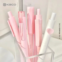 KACO Gel Pens Set 5/6pcs 0.5mm Black Ink, Retractable Signature Pen Aesthetic Stationery for Teachers Students Office Staff Gift 2