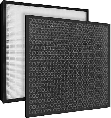 

Replacement HEPA Filter, Compatible with EJ Air Puri fiers, Include H13 Grade HEPA and Activated Carbon Filter Essential oils Ai