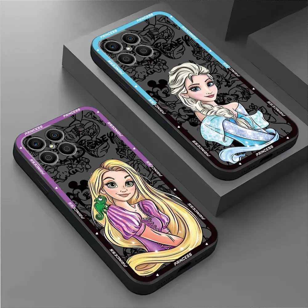 Custodia Disney Princess Per Honor X8A 4G X9A 5G X7 4G X8 4G 5G 8X Tpu Soft Cover