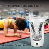 450ml Blenders Cup Electric Mixing Cup Portable Protein Powder Shaker Bottle Mixer For Travel Home Office Kitchen Tools 2