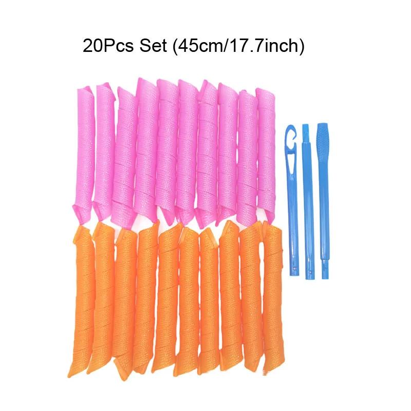 Hair Styling Tool Hair Curling Tools 20Pcs Portable Magic Hair Curler Wave Formers