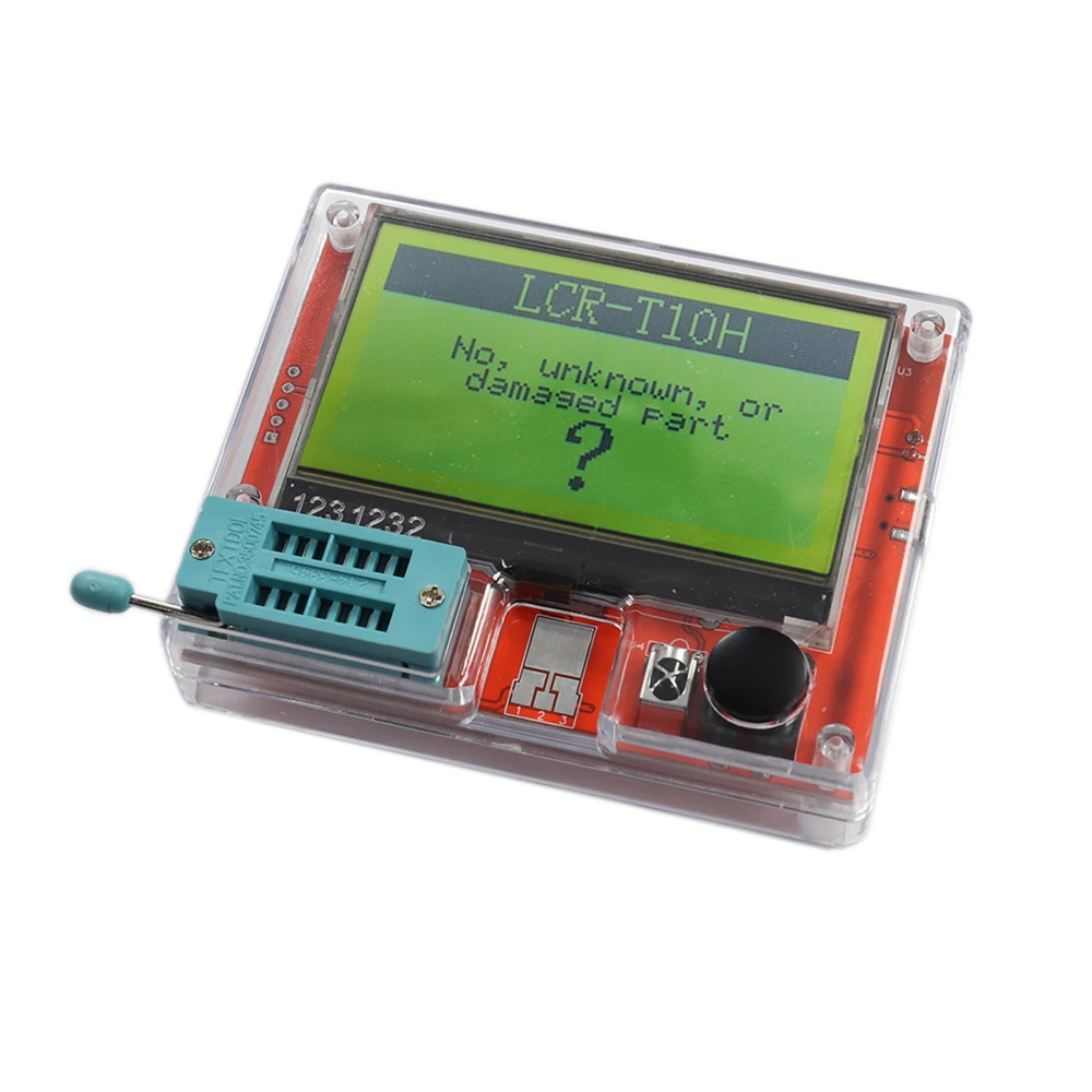 LCR-T10H TFT LCD Display Multi-meter Transistor Tester Diode Triode Capacitor Resistor Test Meter MOSFET NPN PNP Triac MOS digital multimeter multimeter tester transistor tester analog multimeter