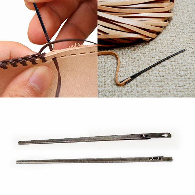 3pcs Leather Sewing Craft Tool Leather Rope Needle Leather Needle