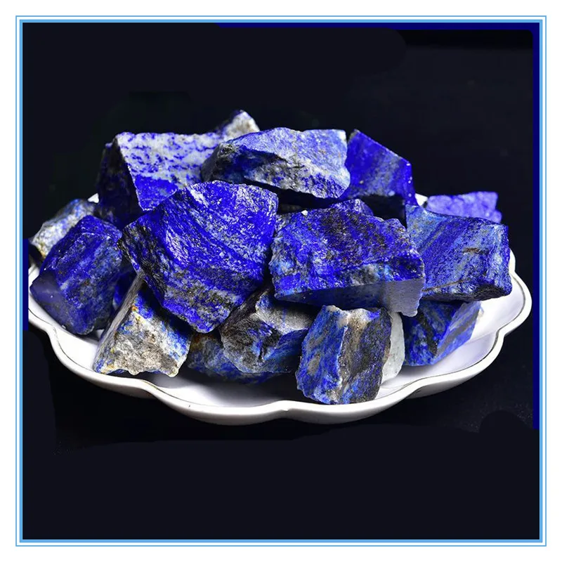 100 Natural Lapis lazuli Stone Crystal Bule Color Rough Stone Mineral