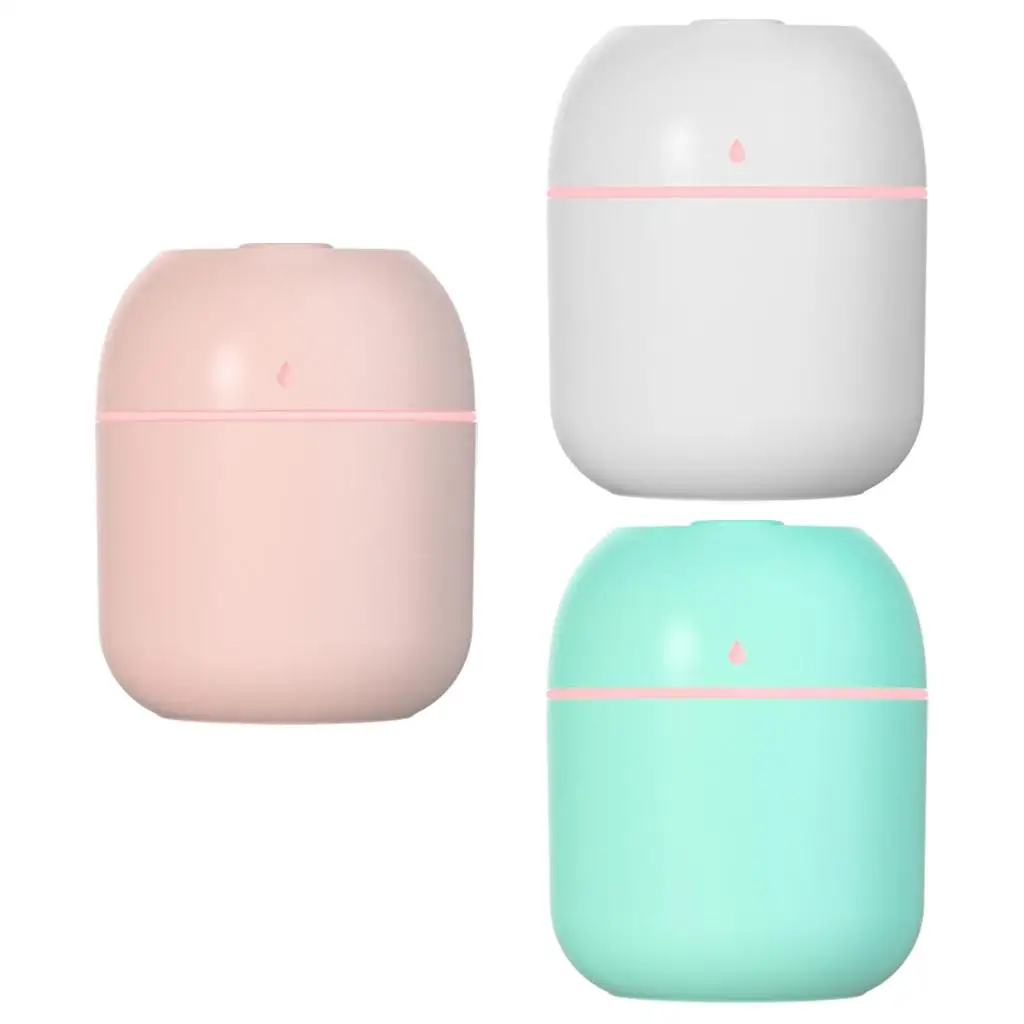 USB Essential Ultrasonic Humidifier LED Light Cool Mist Premium Humidifying Fragrances Auto Shut-Off for Office 