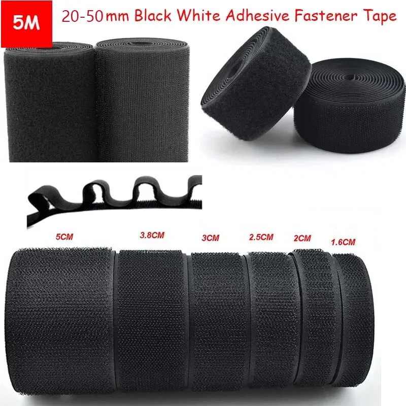 Description Picture 4 of item5Meters Sewing Touch Fastener Non-Adhesive Hook and Loop Fastener Tape Magic Nylon Fabric Strap for Sew-on Accessories DIY Craft