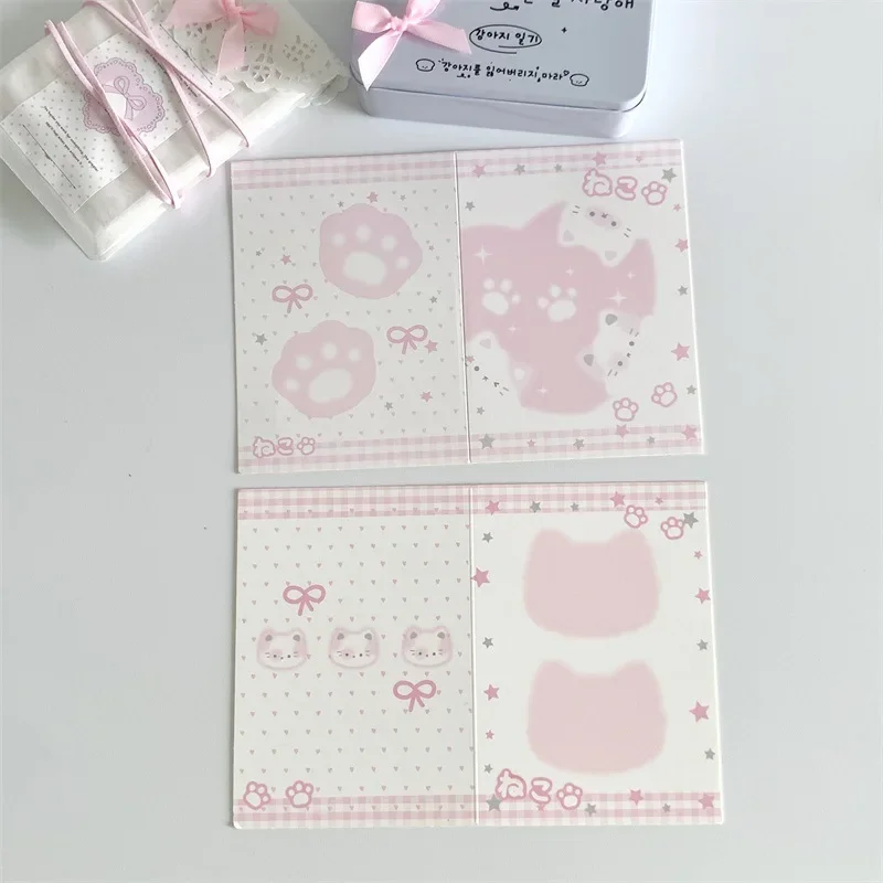Korean Style Kpop Photo Card Back Packaging Card Set Packaging Sell Album Idol Photo Gift Package Supplies idol card book photo album card holder card protector idol card protector card display stand desk card holder photo card holder postcard holder memory card protector photo card binder 10 Pcs/Pack