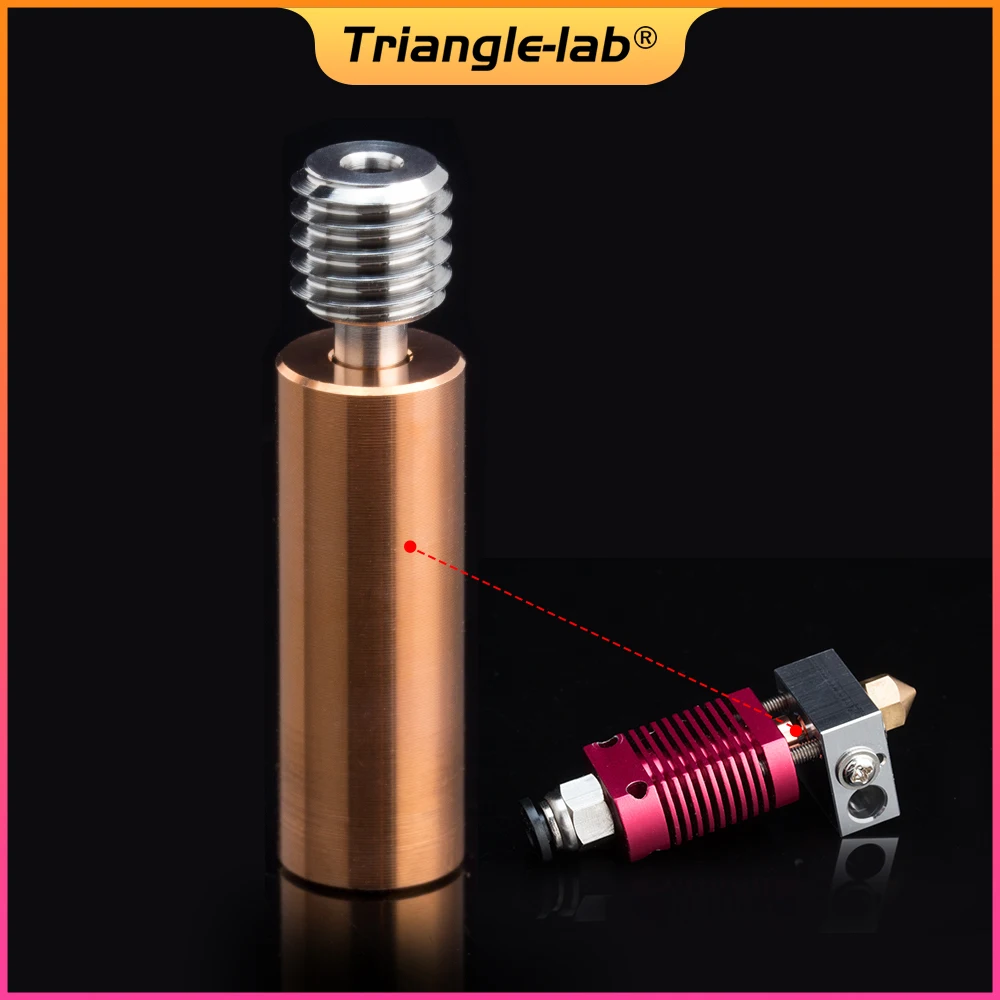 Trianglelab Ender3 Cr10 Liga de Titânio Bi-metal Heatbreak para Cr10 Ender Cr10s 1.75 mm Filamento Suave Quebra de Calor - Imagem 3