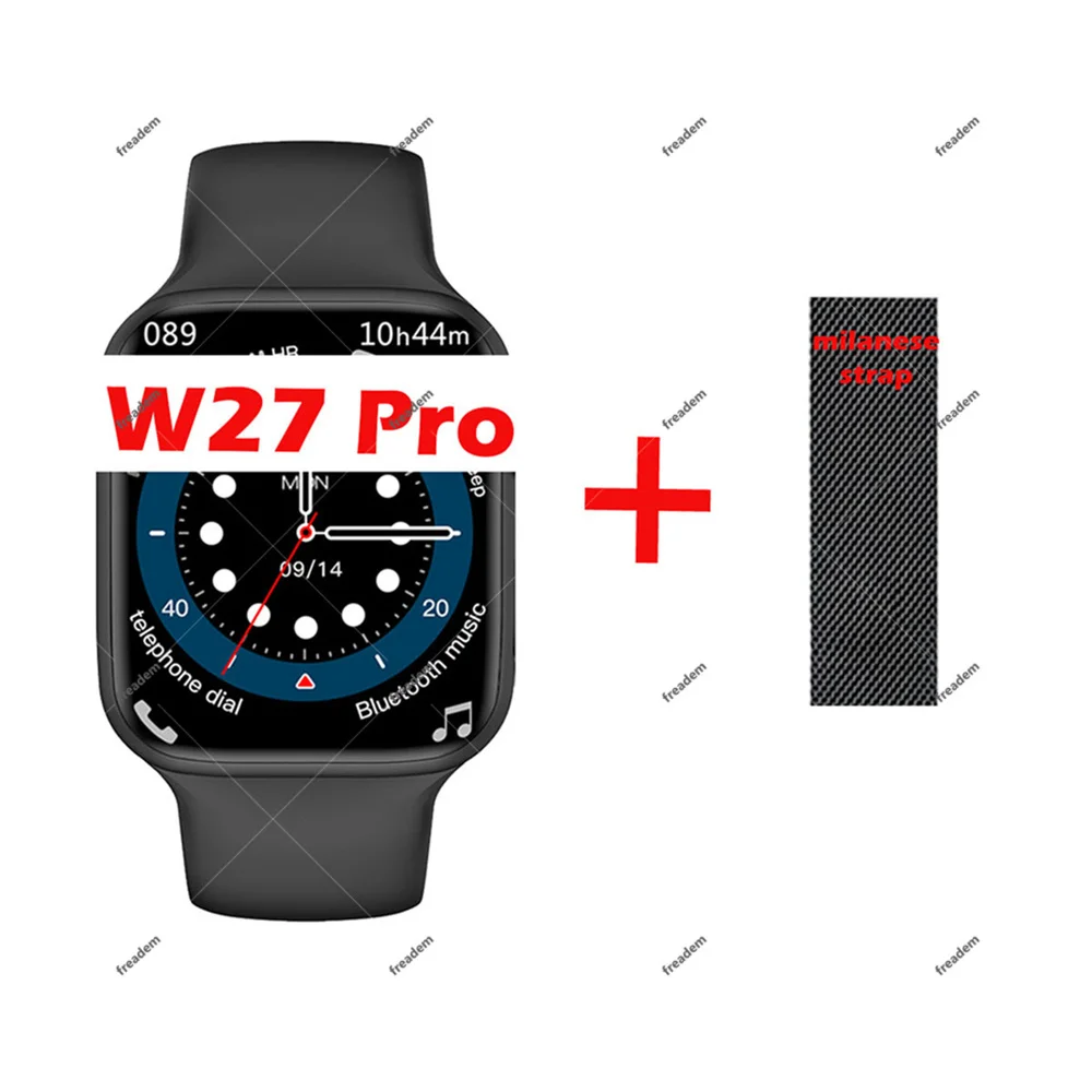 ο IWO W27  Ʈ ġ NFC Siri BT ȭ     ޽  Smartwatch Pk W37  DT100