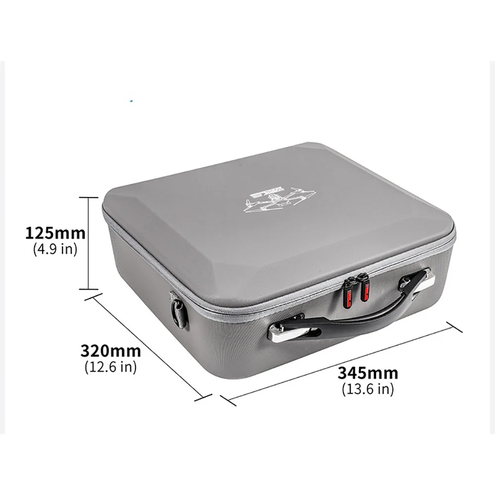 Carrying Case For DJI Air 3S Camera Accessories Portable PU Storage Protective Bag Travel Case Handbag Shoulder Bag All-In-One