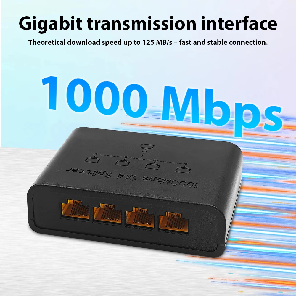 OPTFOCUS 5 포트 네트워크 스위치 1000Mbps 14 기가비트 이더넷 LAN 커넥터 Rj45 분배기 확장 네트워크 케이블 어댑터