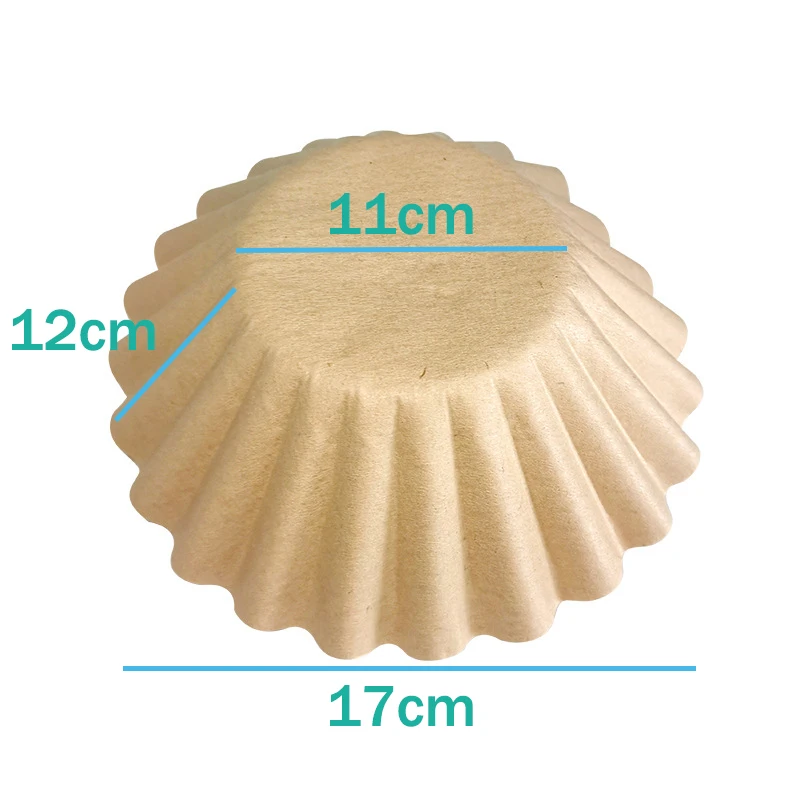 Kaffeefilter Für 8-12 Tassen – 200 Stück, 7,87 X 3,25 Zoll, Weiß, Biologisch Abbaubar, Ohne Klebstoff