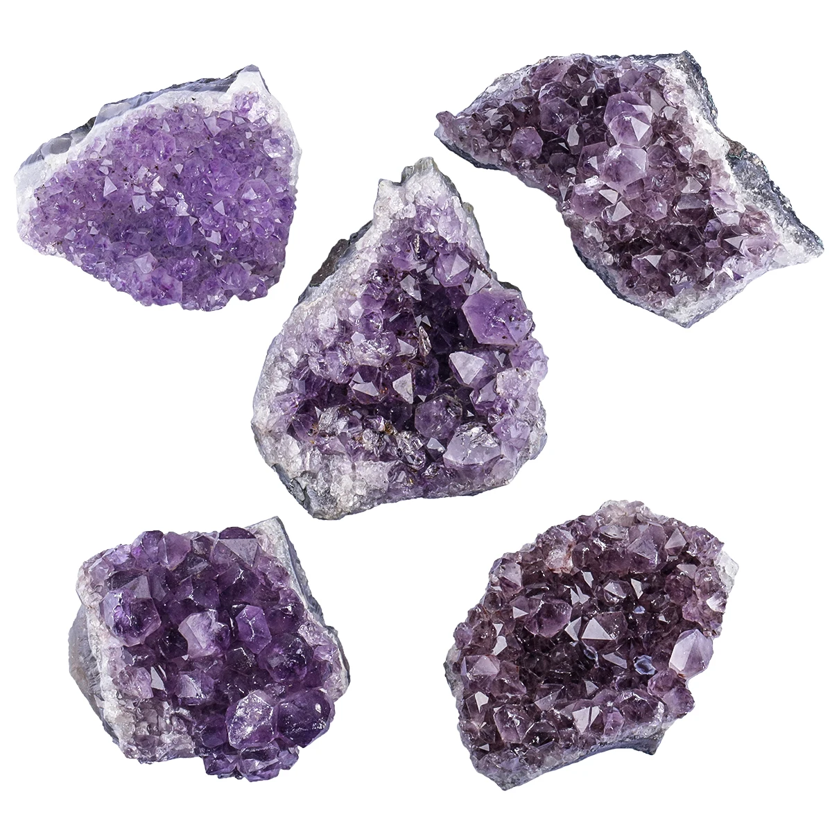400g Natural Amethyst Cluster Healing Rough Gemstone Mineral Specimen Chakra Balancing For Home Decoration