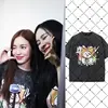 23point5 MilkLove Same T-shirt Washed with Old Cartoon Print, Loose and Fashionable Couple's Top, Hoodie  Milk Pansa 1