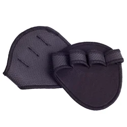 Enhanced Grip Fitness Pads - Anti - Slip Lifting and Yoga Support (Black)