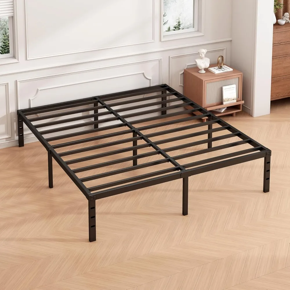 14 Inch Full Bed Frame - Sturdy Metal Platform Fulls Size, No Box Spring Needed, Strong Bearing Capacity, Full Bed Frame 6