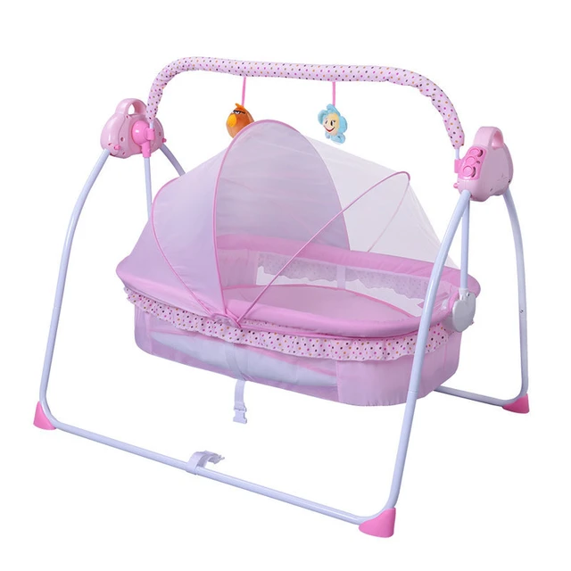 新生児用電動ロッキングチェア,ベビーベッド,Bluetooth付き,音楽制御,0  