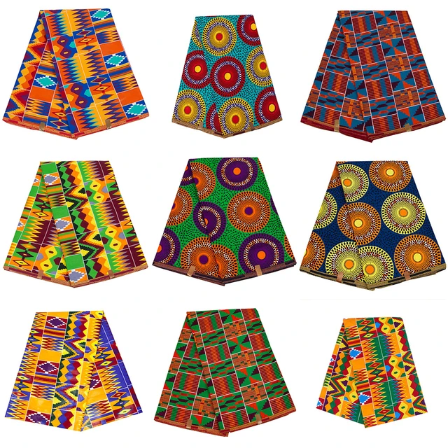 Popular African 100% Polyester Double-Sided Pagne African Wax