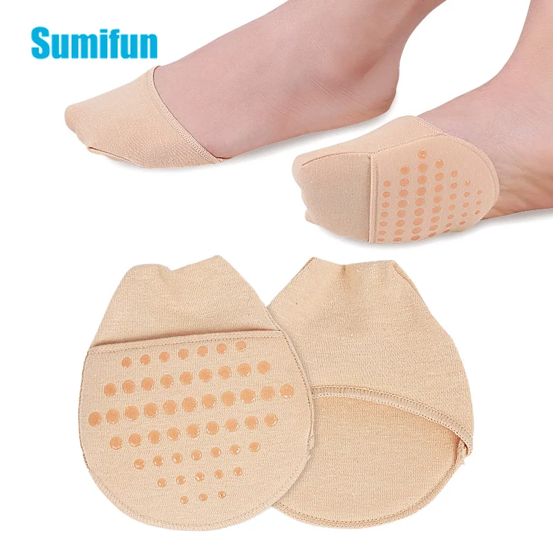 

1Pair Toes Forefoot Pads for Women High Heels Half Insoles Calluses Corns Foot Pain Care Absorbs Shock Socks Foot Care Tool