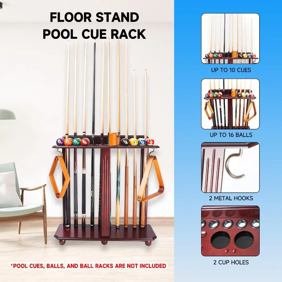 Corner Cue Rack Stand 2