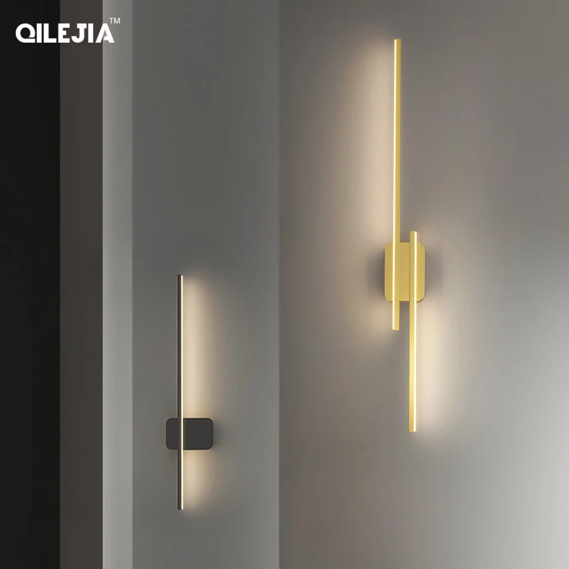 

Современные креативсветодиодный Настенные светильники для кабинета, гостиной, спальни, прикроватной тумбочки, коридора, железные алюминиевые светильники, внутреннее декоративное освещение