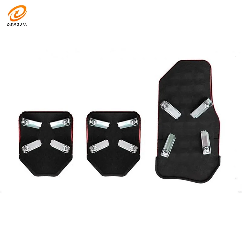 Car Pedals Automobile Manual Stop Pedal Modified Brake Throttle Clutch Aluminum Alloy Pedal Non-slip Pad Stainless Steel Universal