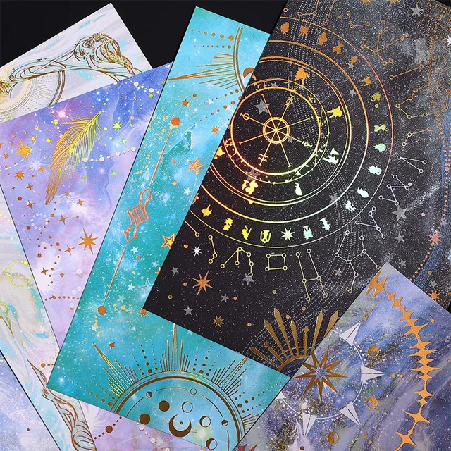 15pcs Dreamy Sky Craft Paper Set 2