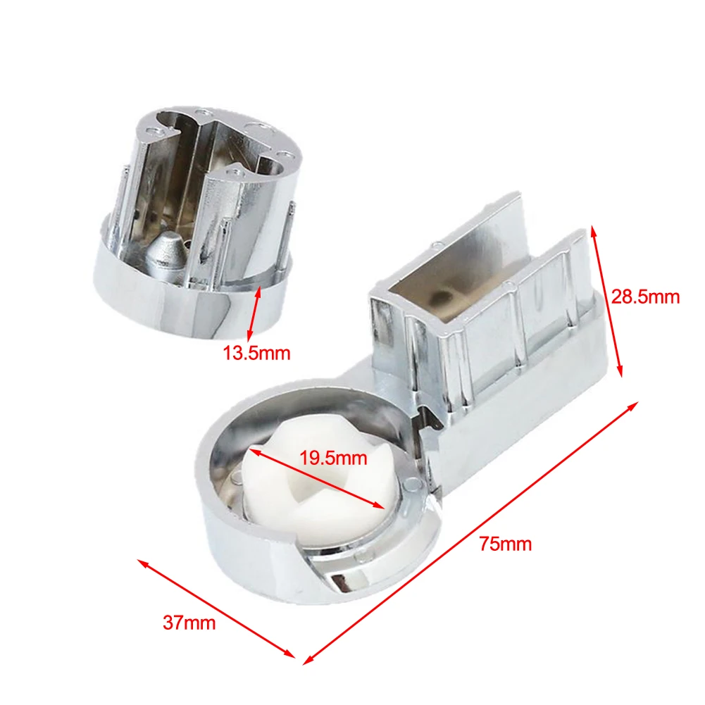 Bath Hinge Brackets For Shower Screens Robust ABS Material With Chrome Finish Designed For 6mm Glass Stability bathroom hardware set bathroom hardware accessories