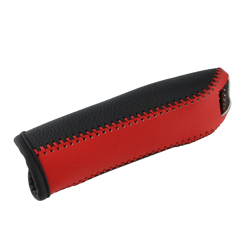 Genuine Leather Car Gear Handbrake Cover hand brake cover for Ford Focus 2 3 4 MK2 MK3 MK4 Fiesta Ecosport Mondeo Fusion Kuga Escape Accessories