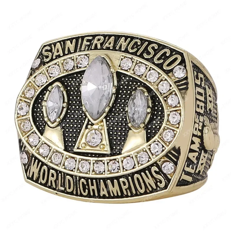 1988 San Francisco 49Ers Anello Del Campionato Di Rugby Anello Da Uomo