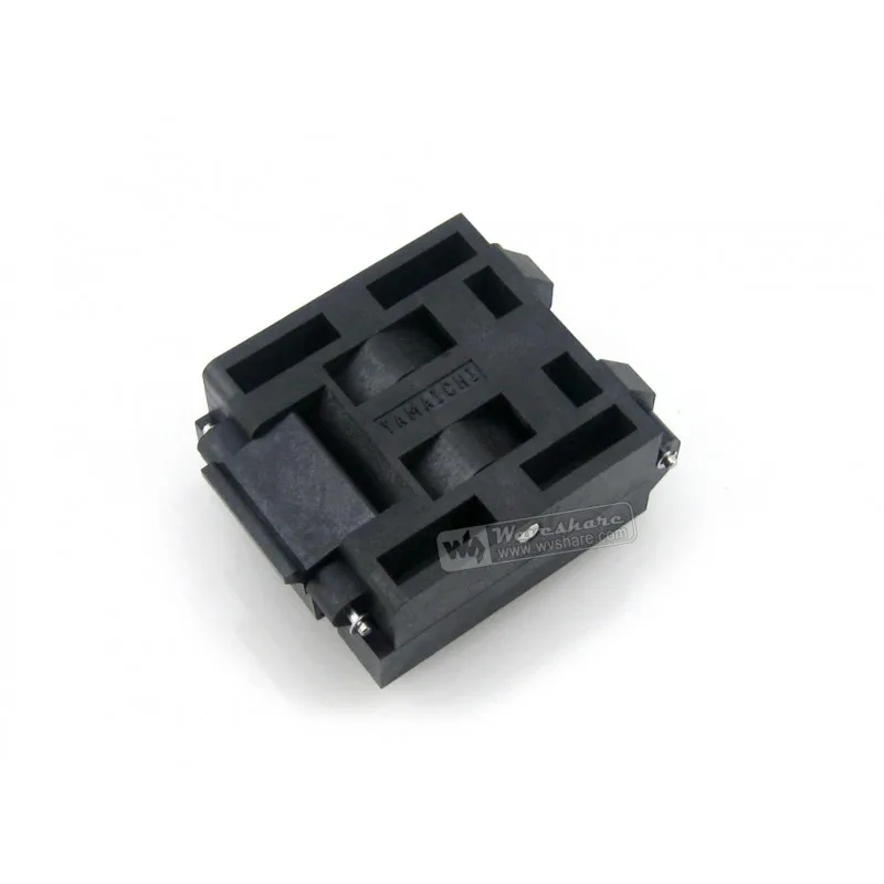 

IC51-0804-795 Yamaichi IC Test & Burn-In Socket 0.65mm pitch, For QFP80/TQFP80/FQFP80/PQFP80 Package