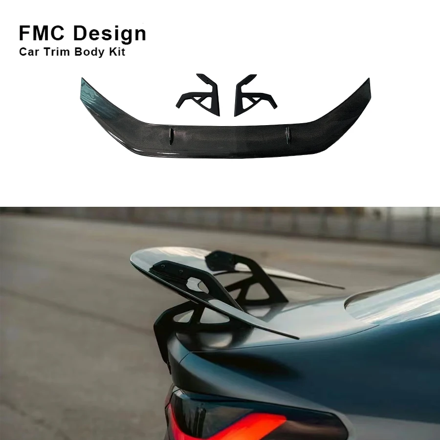 

Сухое углеродное волокно AD Style F82 Лебедь шейный спойлер крыло для BMW G82 M4 спойлер заднего багажника, крыла аэродинамический производительный комплект