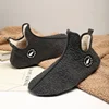 New Winter Cotton Shoes Men High Top Warm Slip on Lightweight Slippers Women Plush Indoor Cotton Loafers Unisex Warm Shoes