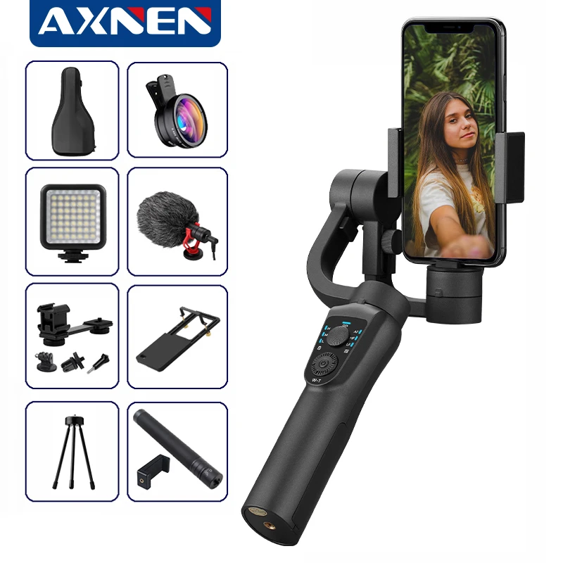 Axnen S5b 3 Axis Handheld Gimbal Stabilizer Cellphone Video Record